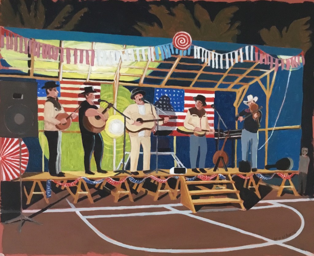 Le concert à l’américaine. 2017